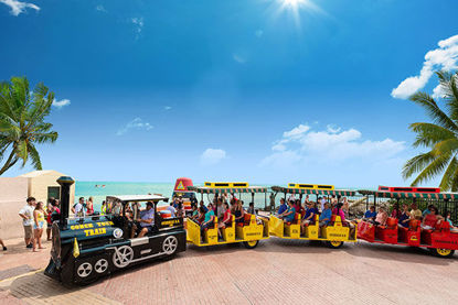 The Conch Tour Train at the Southernmost Point